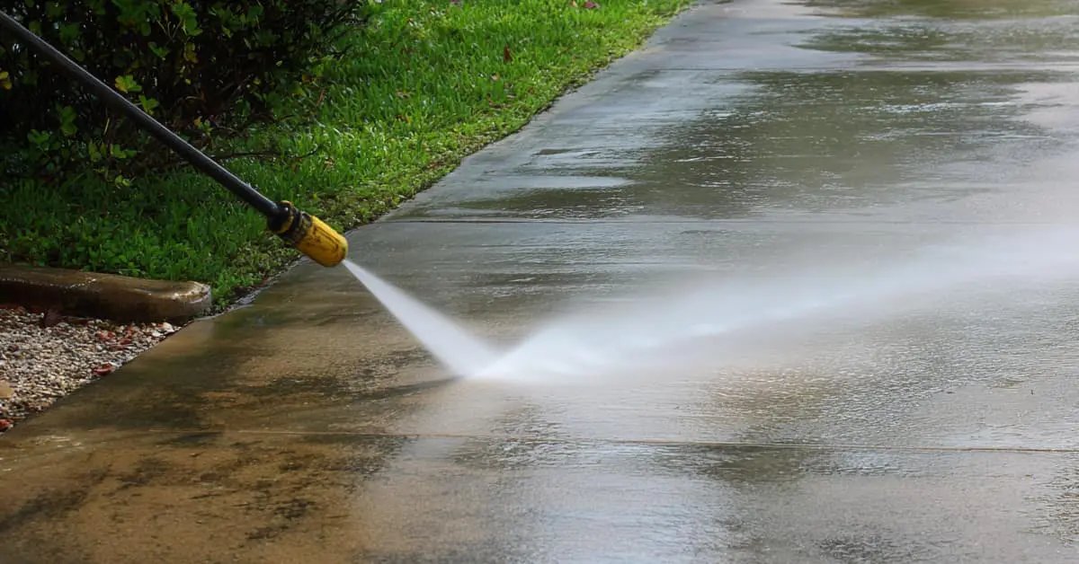 NJ cement power washing