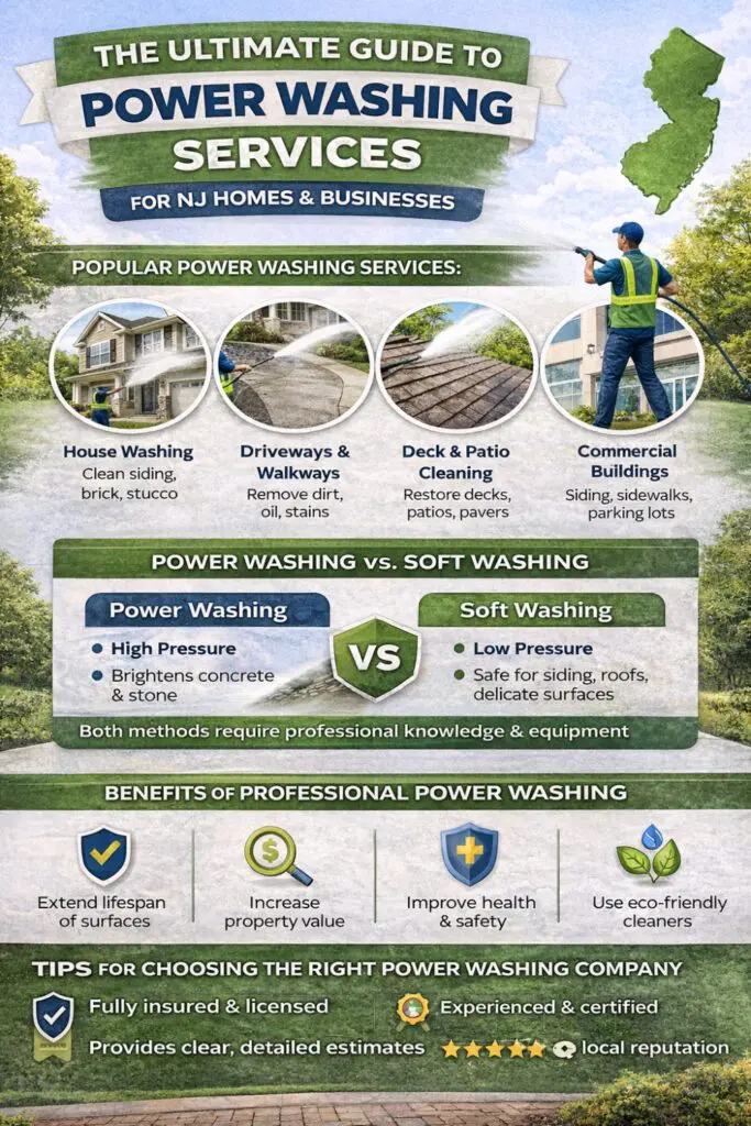 the ultimate guide to power washing services for homes and businesses