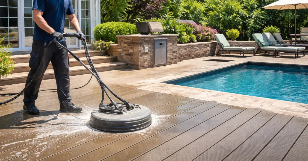 Deck, Patio and Pool Deck Cleaning in New Jersey