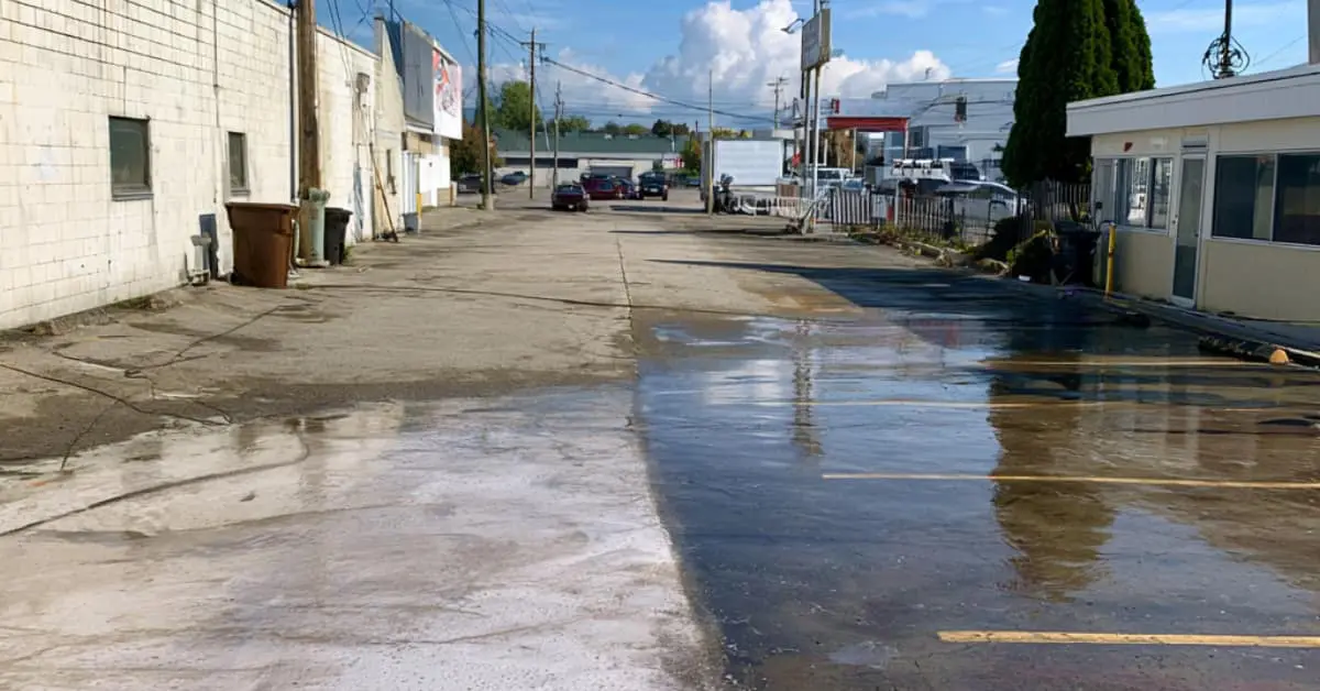 dirty parking lot, signs parking lot need parking lot power washing