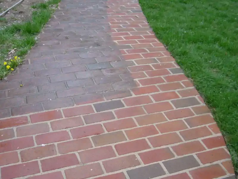 cement and pavers power washing, power washing projects