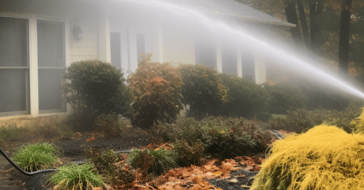 Fall Exterior House Cleaning