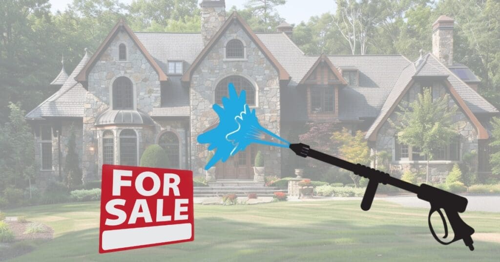 Power Washing for Home Sale Preparation: The High-Value
