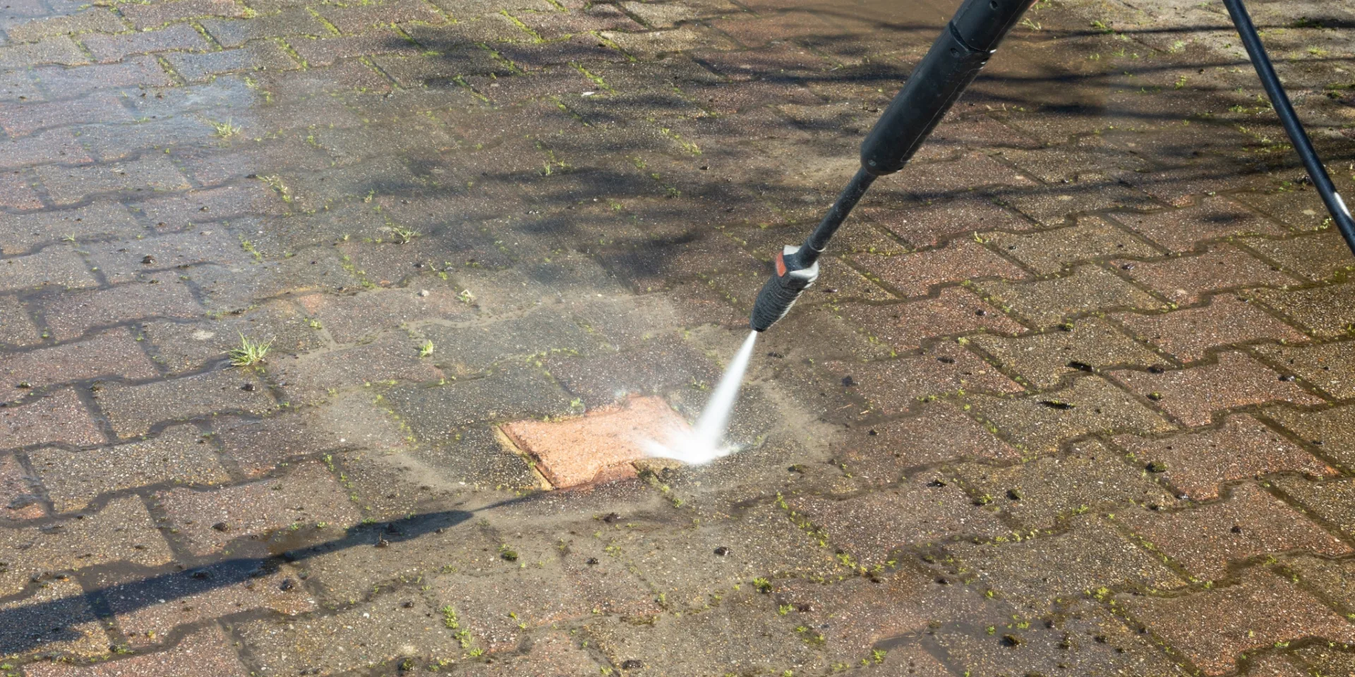 power wash cement and pavers